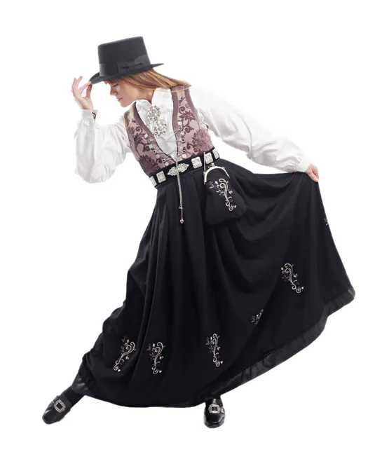 Hovedbilde Ryperanden festdrakt i smoky pepper