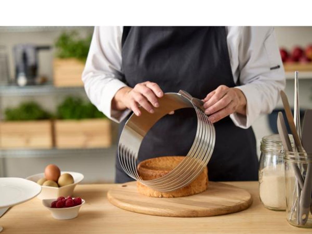 Genial kakedeler med diameter 24-30 x 8 cm Stål