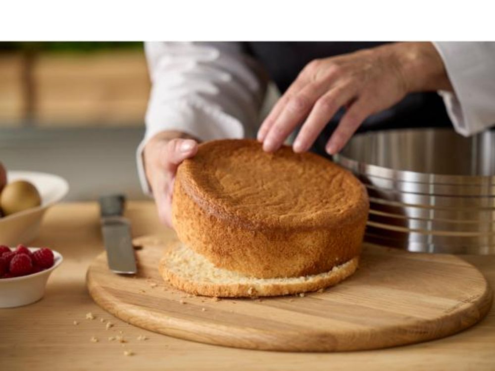 Genial kakedeler med diameter 24-30 x 8 cm Stål